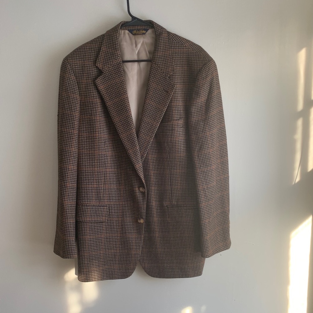 Brooks Brothers brown coat L